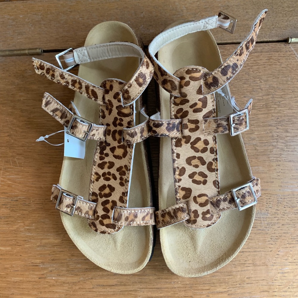 NWT Birkenstock Betula Calf Hair Sandals 38 N